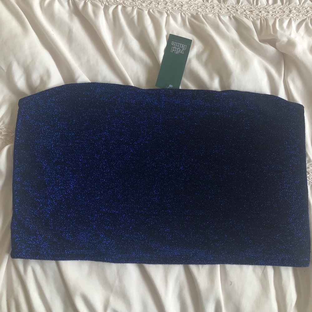 WILD FABLE SPARKLY TUBE TOP